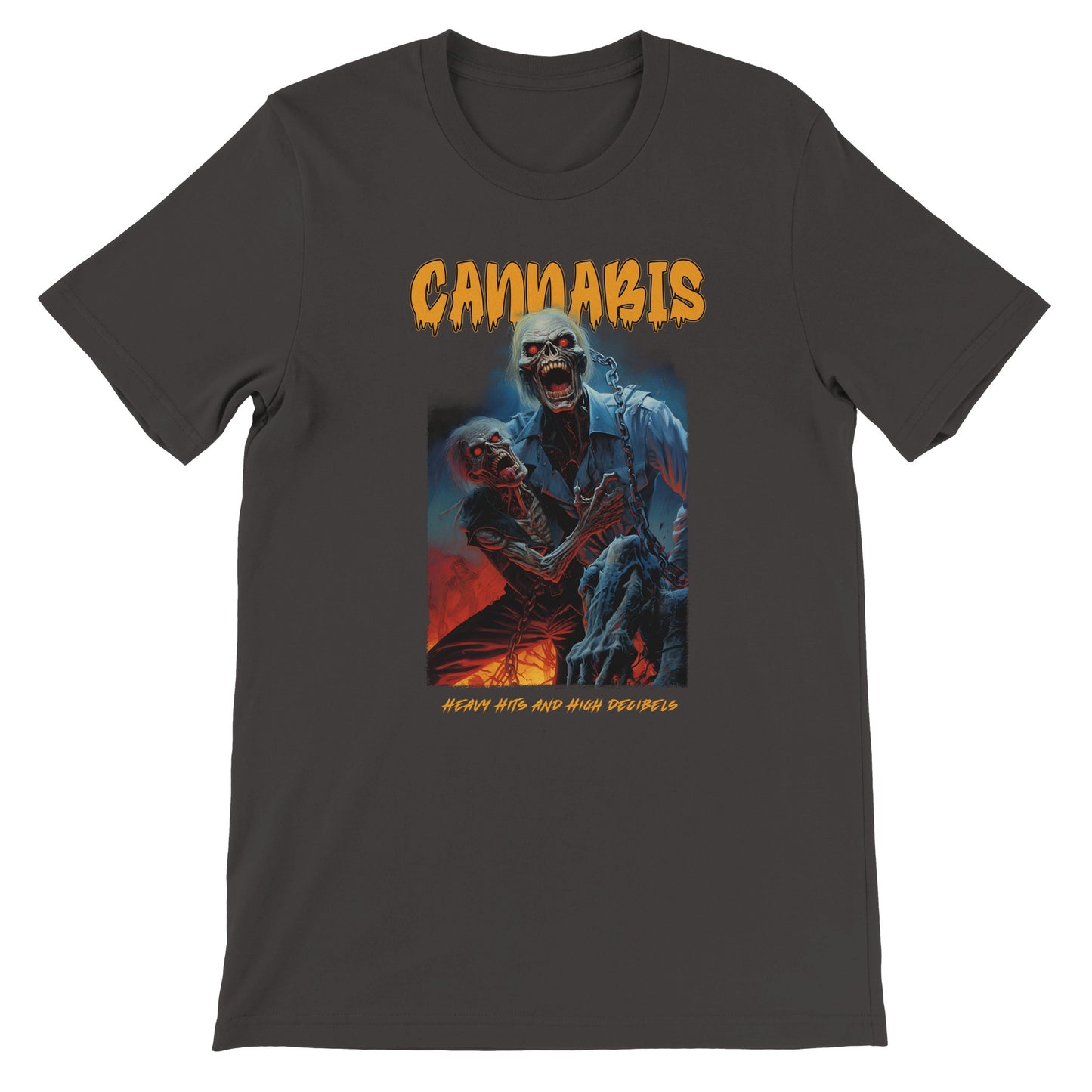 Metal Head Cannabis T-shirt dankweedtees