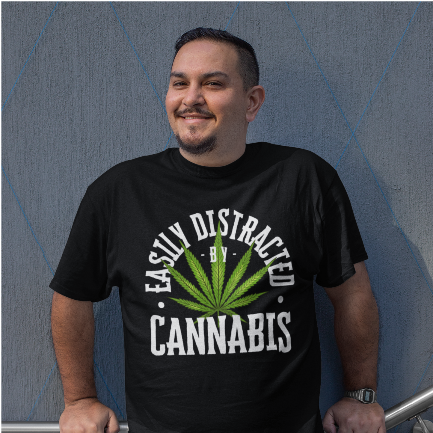 Easily Distracted By Cannabis T-shirt dankweedtees